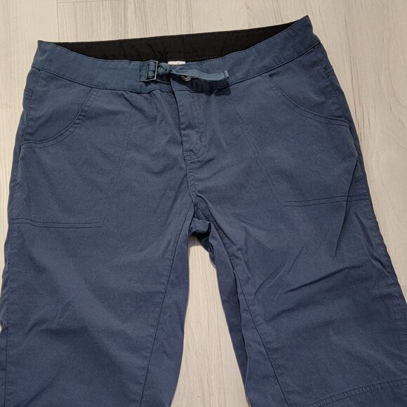 Prana Blue Cropped Pants Size Small EUC - Picture 3 of 14